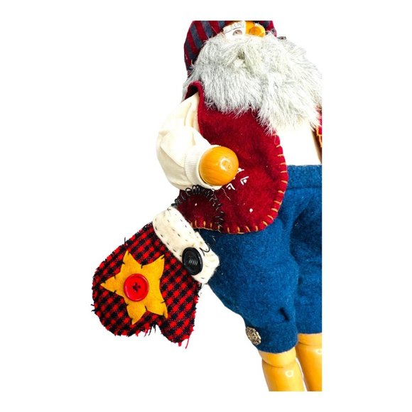 Grandeur Noel 24" Wooden Santa w/Bird & Birdhouse Nutcracker Limited Edition - Picture 11 of 12